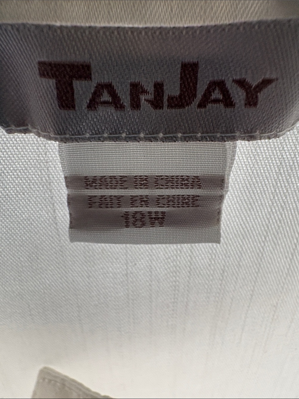 TanJay Creamy white Button-Front Light jacket - Picture 2 of 5